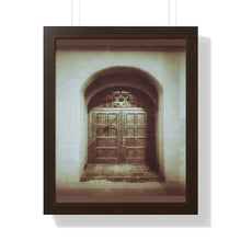 Load image into Gallery viewer, Star of David - Jewish Art and Photography - Religious Art - Daguerreotype Style Photographic Print - Framed Vertical Poster
