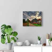 Load image into Gallery viewer, Muskoka Canada Train Station - Muskoka Autumn - Oil Sketch on Canvas | Canvas Gallery Wraps
