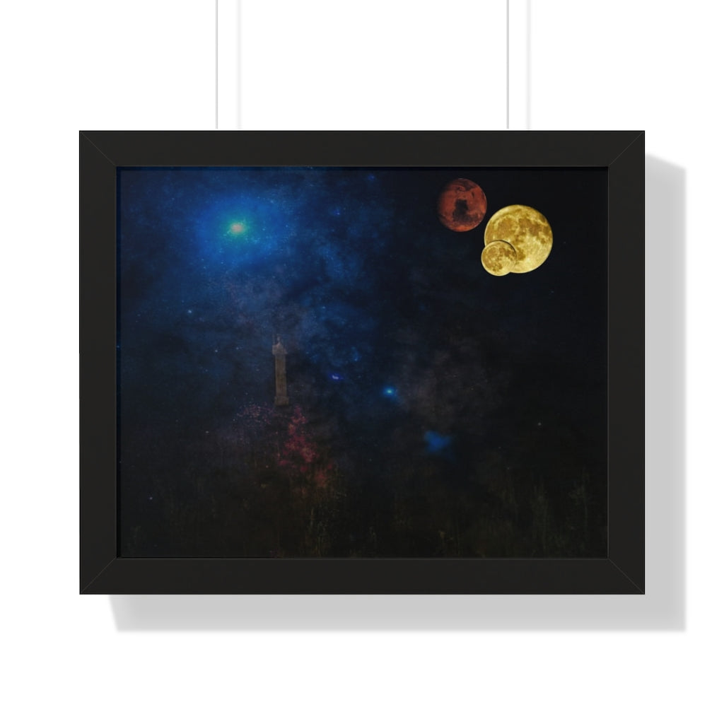 Otherworldly Dimension - Mystical Realm - New Age Art | Framed Horizontal Poster