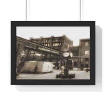 Load image into Gallery viewer, Gooderham &amp; Worts, Distillery District - Toronto Photo Art - Old Toronto - Contrast Photo Art - Premium Framed Horizontal Poster
