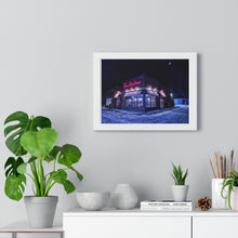 Load image into Gallery viewer, Tim Hortons Cyberpunk Piece - Canadiana Iconic Shot - Canadian Wall Art | Premium Framed Horizontal Poster
