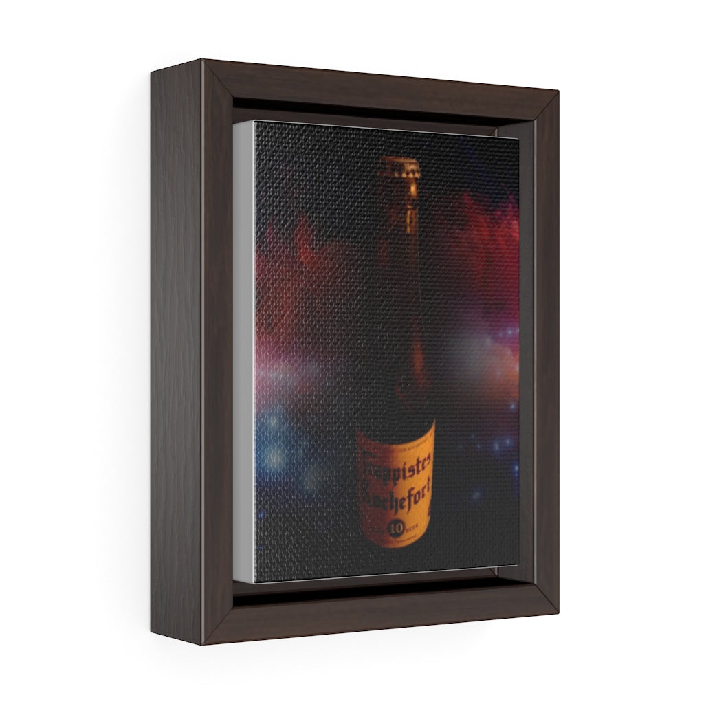 Luxury Strong Belgian Beer Art - Still Life Photography - A Touch of Ambience | Vertical Framed Premium Gallery Wrap Canvas