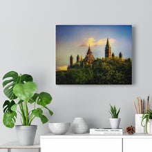 Load image into Gallery viewer, Parliament Hill Ottawa - Oil Sketch Canadiana - Old Architecture | Canvas Gallery Wraps
