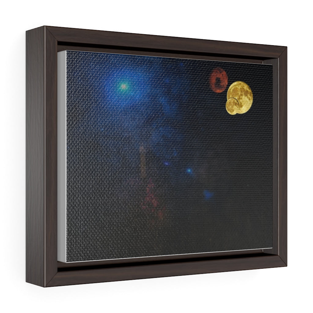 Otherworldly Dimension - Mystical Realm - New Age Art | Horizontal Framed Premium Gallery Wrap Canvas