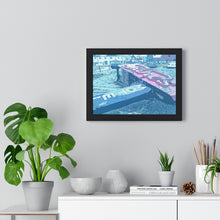 Load image into Gallery viewer, Sands Motel Sign - Vintage Retro Cyberpunk-esque Piece | Premium Framed Horizontal Poster
