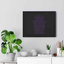 Load image into Gallery viewer, Body Image - Body Positivity Poetry - Inspirational Verse - Photographic Print | Framed Horizontal Poster
