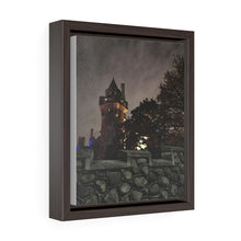 Load image into Gallery viewer, Toronto Casa Loma - Toronto Urban Scene - Toronto Photo Art - Old Toronto - Oil Sketch on Canvas | Vertical Framed Premium Gallery Wrap Canvas
