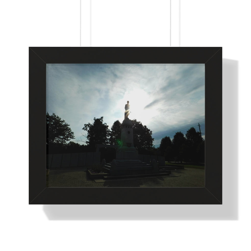 We Will Remember Them - Photographic Art - Military Photography - Black and White - Framed Horizontal Poster