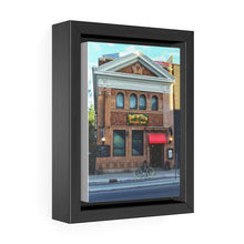 Load image into Gallery viewer, Pauper&#39;s Piano Bar - Street Photography Scene - The Annex Street Scene - Toronto - Old Architecture - Gallery Canvas Wraps, Vertical Frame
