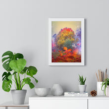 Load image into Gallery viewer, Mango Tree - Autumn Leaves Vaporwave Style - Abstract Art - Premium Framed Vertical Poster
