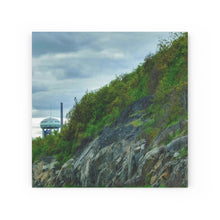 Load image into Gallery viewer, Sudbury Regreening - Trees and Smokestack - Urban and Nature Photography Art - Wood Canvas
