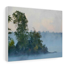 Load image into Gallery viewer, Northern Island Fog - Abandoned Ghostly Lighthouse - Northern Morning - Oil Sketch | Canvas Gallery Wraps
