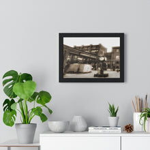 Load image into Gallery viewer, Gooderham &amp; Worts, Distillery District - Toronto Photo Art - Old Toronto - Contrast Photo Art - Premium Framed Horizontal Poster
