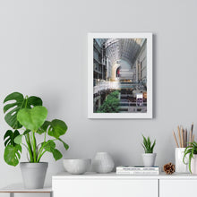 Load image into Gallery viewer, Toronto Eaton Centre Timelapse Piece - Nordstrom Photo Art - Retro Timelapse Sign Piece - Retro Wall Art | Premium Framed Vertical Poster
