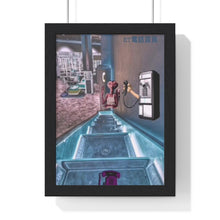 Load image into Gallery viewer, E.T Pop Culture Art - Vaporwave Art - Art and Photography - Premium Framed Vertical Poster
