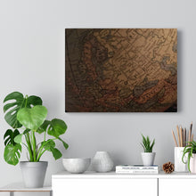 Load image into Gallery viewer, Map of Europe - Old World Globe - Euro-Inspired Art Piece - Oil Sketch on Canvas | Canvas Gallery Wraps
