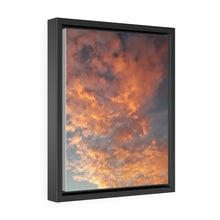 Load image into Gallery viewer, Heart Cloud Formation - Romantic Heart - Clouds and Sky - Canvas Print  Gallery Canvas Wraps, Vertical Frame
