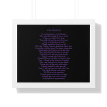 Load image into Gallery viewer, Body Image - Body Positivity Poetry - Inspirational Verse - Photographic Print | Framed Horizontal Poster
