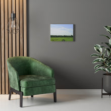 Load image into Gallery viewer, Cows Farm Field - Ottawa Valley Scene - Photography - Oil Sketch on Canvas |  Gallery Wraps
