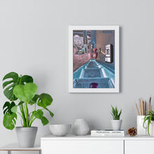 Load image into Gallery viewer, E.T Pop Culture Art - Vaporwave Art - Art and Photography - Premium Framed Vertical Poster
