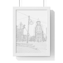 Load image into Gallery viewer, Gooderham Building Toronto - Old Architecture - Old Toronto Art | Premium Framed Vertical Poster
