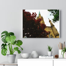 Load image into Gallery viewer, St. James Cathedral Toronto - Autumn Photo Scene Art - Old Toronto - Oil Sketch on Canvas | Canvas Gallery Wraps
