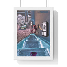 Load image into Gallery viewer, E.T Pop Culture Art - Vaporwave Art - Art and Photography - Premium Framed Vertical Poster
